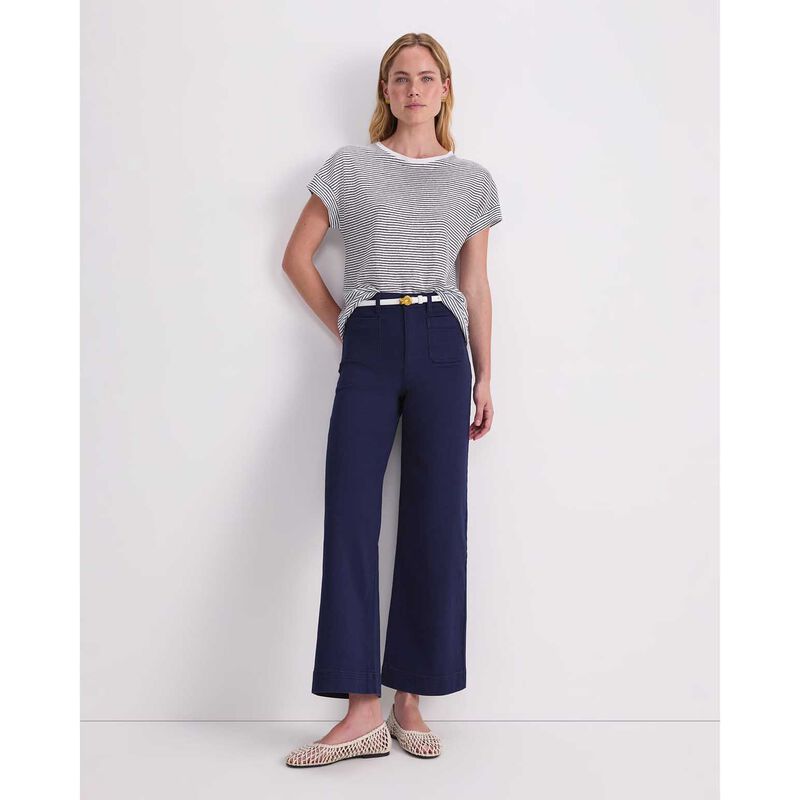 Sportscraft Tonia Crew Neck Linen Tee image number 3